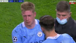 El golpazo por el que a De Bruyne se le terminó la final de la Champions: así quedó
