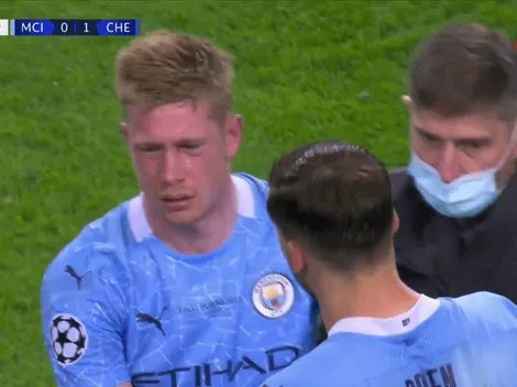 El golpazo por el que a De Bruyne se le terminó la final de la Champions: así quedó