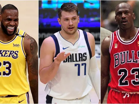 Superó a LeBron y casi alcanza a Jordan: la marca de Doncic en Playoffs