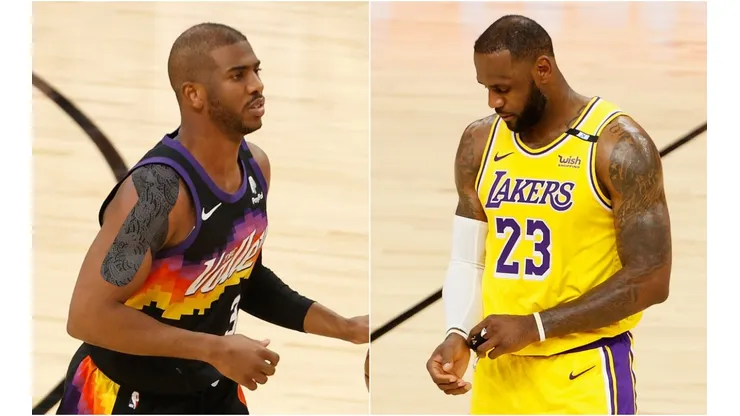 Chris Paul y LeBron James