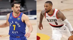 Facundo Campazzo y Damian Lillard