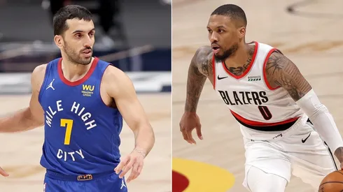 Facundo Campazzo y Damian Lillard