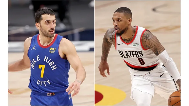 Facundo Campazzo y Damian Lillard