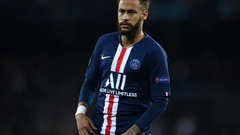 Neymar durante un encuentro con PSG.
