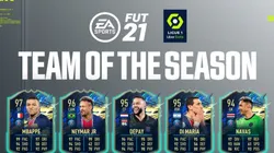 Salió el TOTS de la Ligue 1 en FIFA 21 Ultimate Team