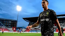 Cristiano Ronaldo durante un entrenamiento con Juventus.