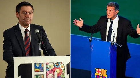 Josep Maria Bartomeu y Joan Laporta, presidentes del Barcelona.