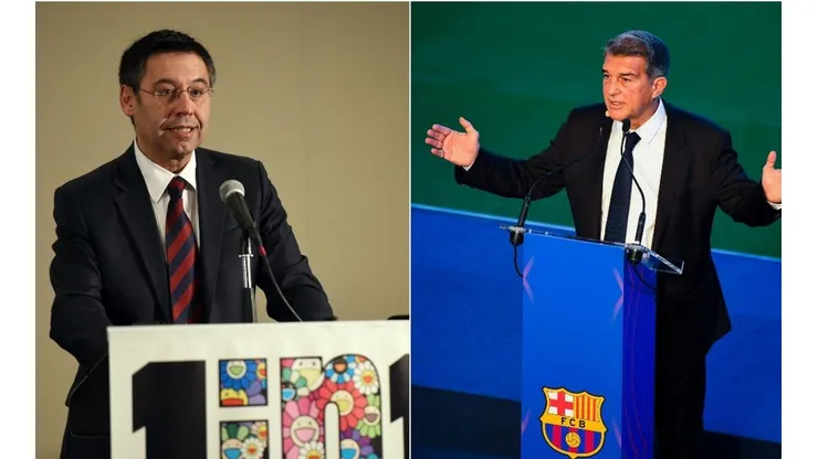 Josep Maria Bartomeu y Joan Laporta, presidentes del Barcelona.