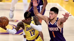 Dennis Schröder y Devin Booker