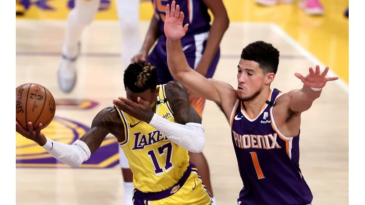 Dennis Schröder y Devin Booker