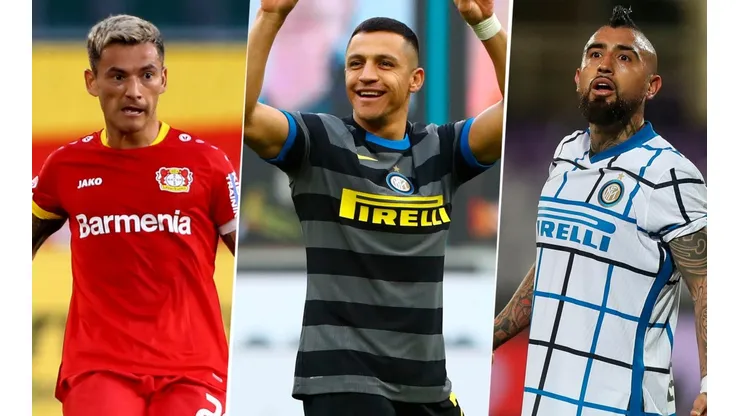 Charles Aránguiz, Alexis Sánchez y Arturo Vidal, entre los más caros de Chile (Foto: Getty Images)