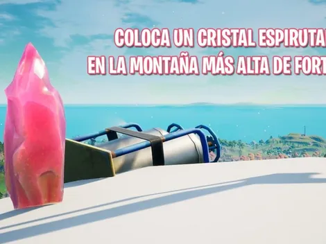 Cómo colocar un Cristal Espiritual en la montaña más alta - Desafíos Fortnite