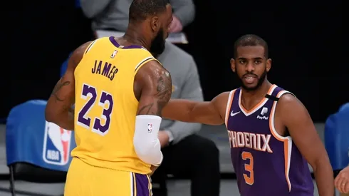 LeBron James y Chris Paul