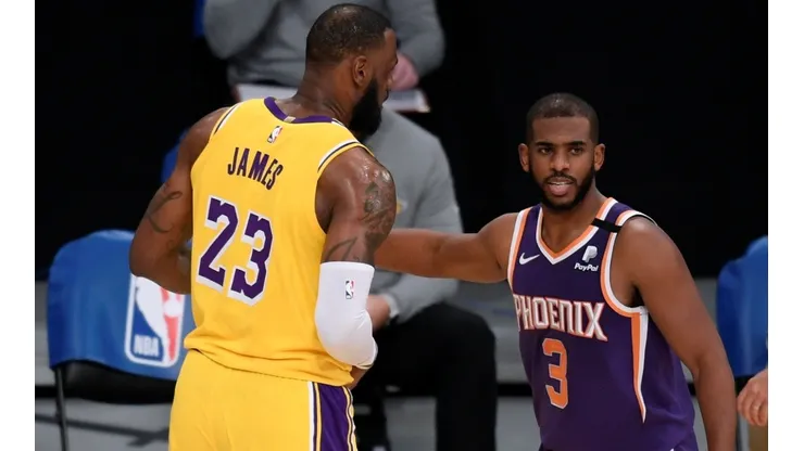 LeBron James y Chris Paul