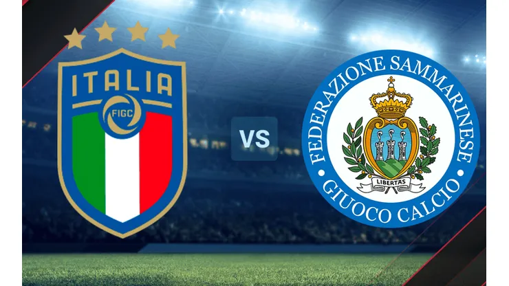 Italia enfrentará a San Marino en la antesala de la Eurocopa.