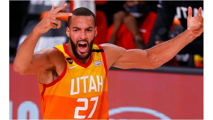 Rudy Gobert bajó 13 rebotes y dio cuatro bloqueos (Getty Images)