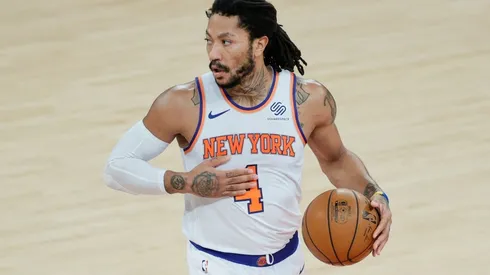 Derrick Rose comandó la ofensiva de New York con 26 puntos (Getty Images)
