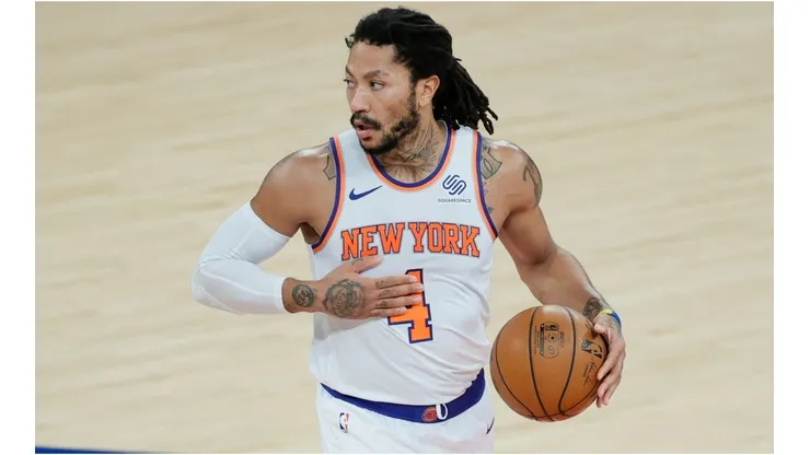 Derrick Rose comandó la ofensiva de New York con 26 puntos (Getty Images)