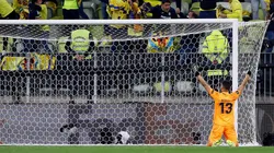 Rulli, la gran figura de la final de la Europa League. (Getty Images)