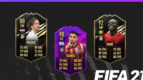 Nuevas cartas para Mané, Luis Suárez, Modric y Gnabry en el TOTW 35 del FIFA 21