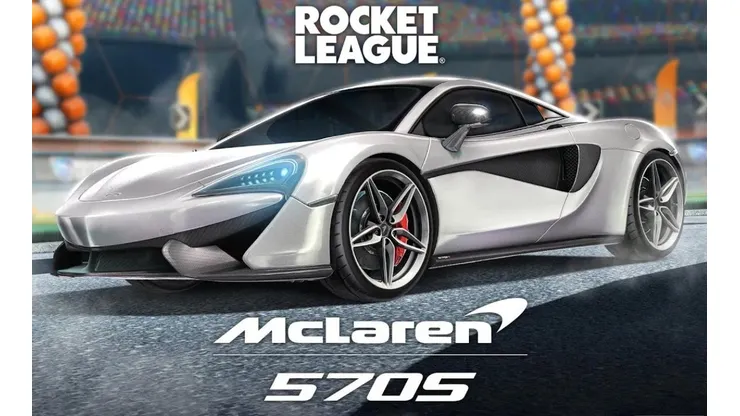El McLaren 570S será el nuevo auto que llegue a Rocket League