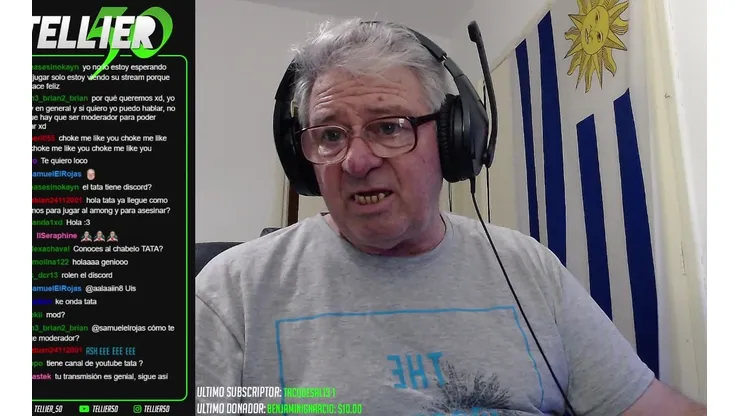 Un streamer uruguayo de 70 años completa un 24 horas en Twitch