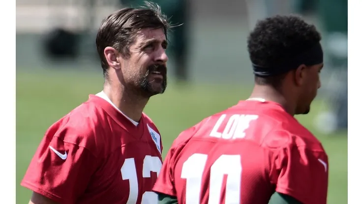 Aaron Rodgers y Jordan Love