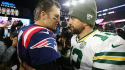 Tom Brady y Aaron Rodgers. (Foto: Getty)