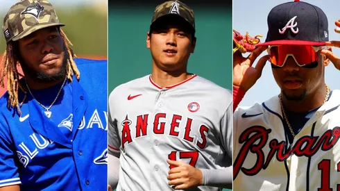 Vladimir Guerrero Jr., Ronald Acuña Jr, y Shohei Ohtani (Fotos: Getty)