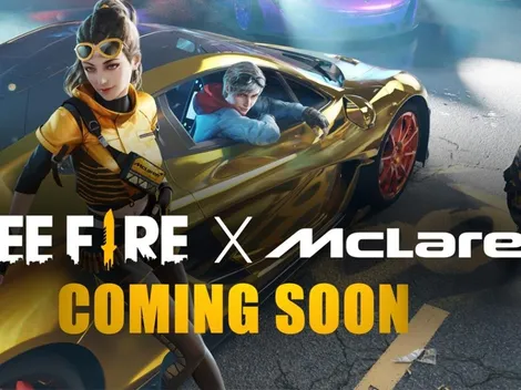 Free Fire anticipa su nueva colaboración con McLaren