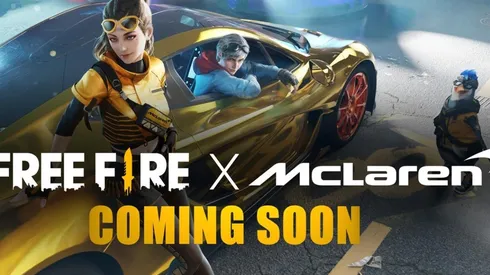 Free Fire anticipa su nueva colaboración con McLaren