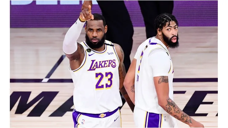 LeBron James y Anthony Davis (Foto: Getty)
