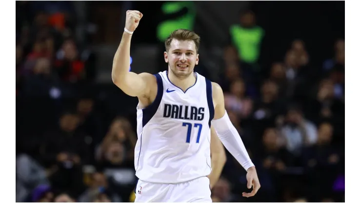 Luka Doncic volvió a brillar por los Mavericks (Getty Images)