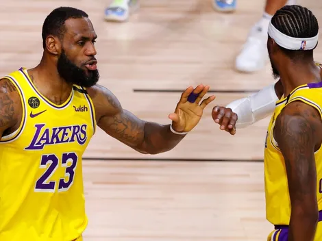 LeBron James quedó cara a cara con un compañero: ¿Lo regañó o animó?
