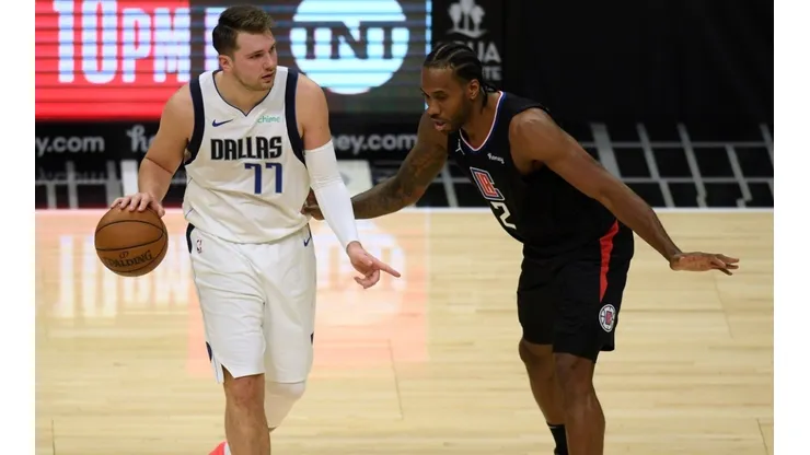 Luka Doncic y Kawhi Leonard