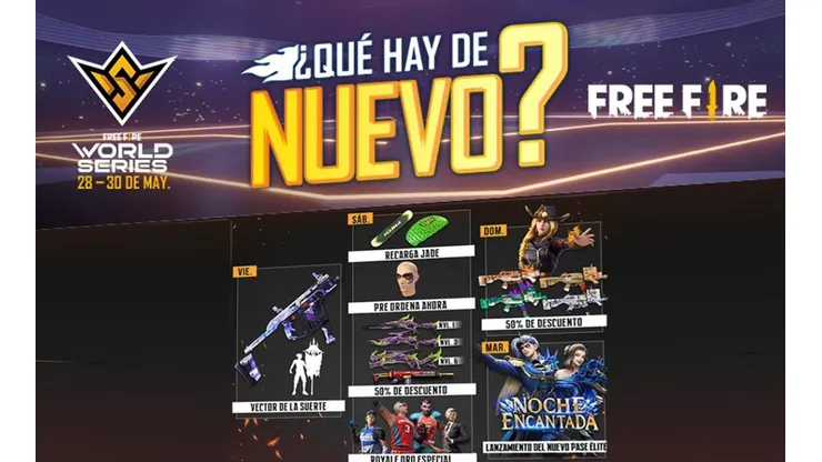 Garena revela el nuevo Pase Elite en la Agenda Semanal de Free Fire