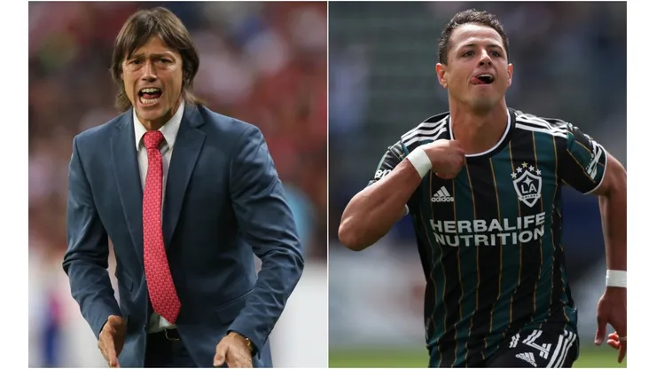 Matías Almeyda y Javier Chicharito Hernández