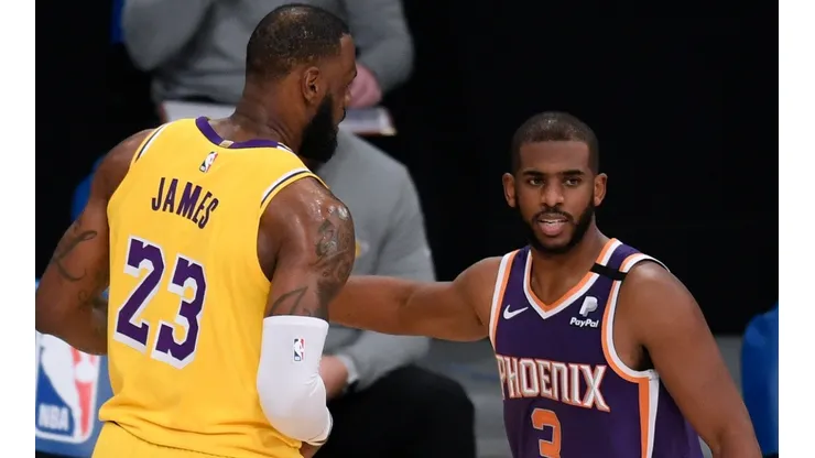 LeBron James y Chris Paul