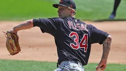 Zach Plesac estará fuera de acción al menos 10 días (Getty Images)