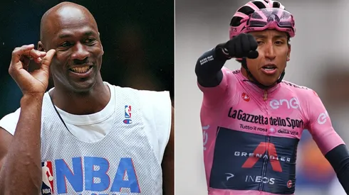 Michael Jordan y Egan Bernal
