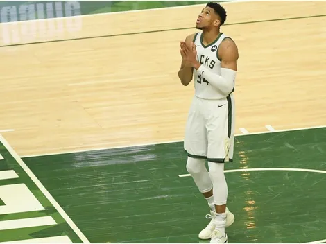 ¡A lo Cristiano Ronaldo! Giannis Antetokounmpo mostró sus dotes futbolísticos ante Miami Heat