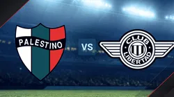 Palestino vs. Libertad por la Copa Sudamericana.
