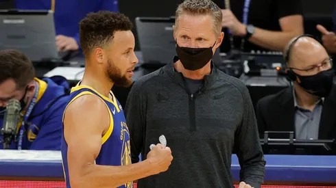 Stephen Curry y Steve Kerr