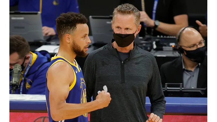 Stephen Curry y Steve Kerr