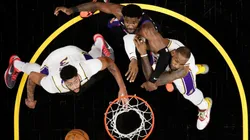 Anthony Davis, DeAndre Ayton y LeBron James