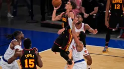 Trae Young ante los Knicks (Foto: Getty)