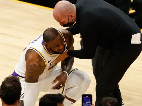 Le dieron el Óscar: el montaje que se burló de LeBron por fingir lesión