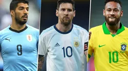 Uruguay, Argentina y Brasil buscarán sacar chapa de candidatos en la antesala de la Copa América (Fotos: Getty Images)