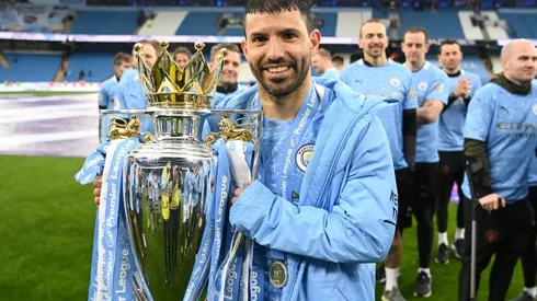 Sergio Agüero, campeón de Premier League