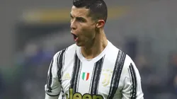 Cristiano Ronaldo celebrando uno de sus goles con Juventus.